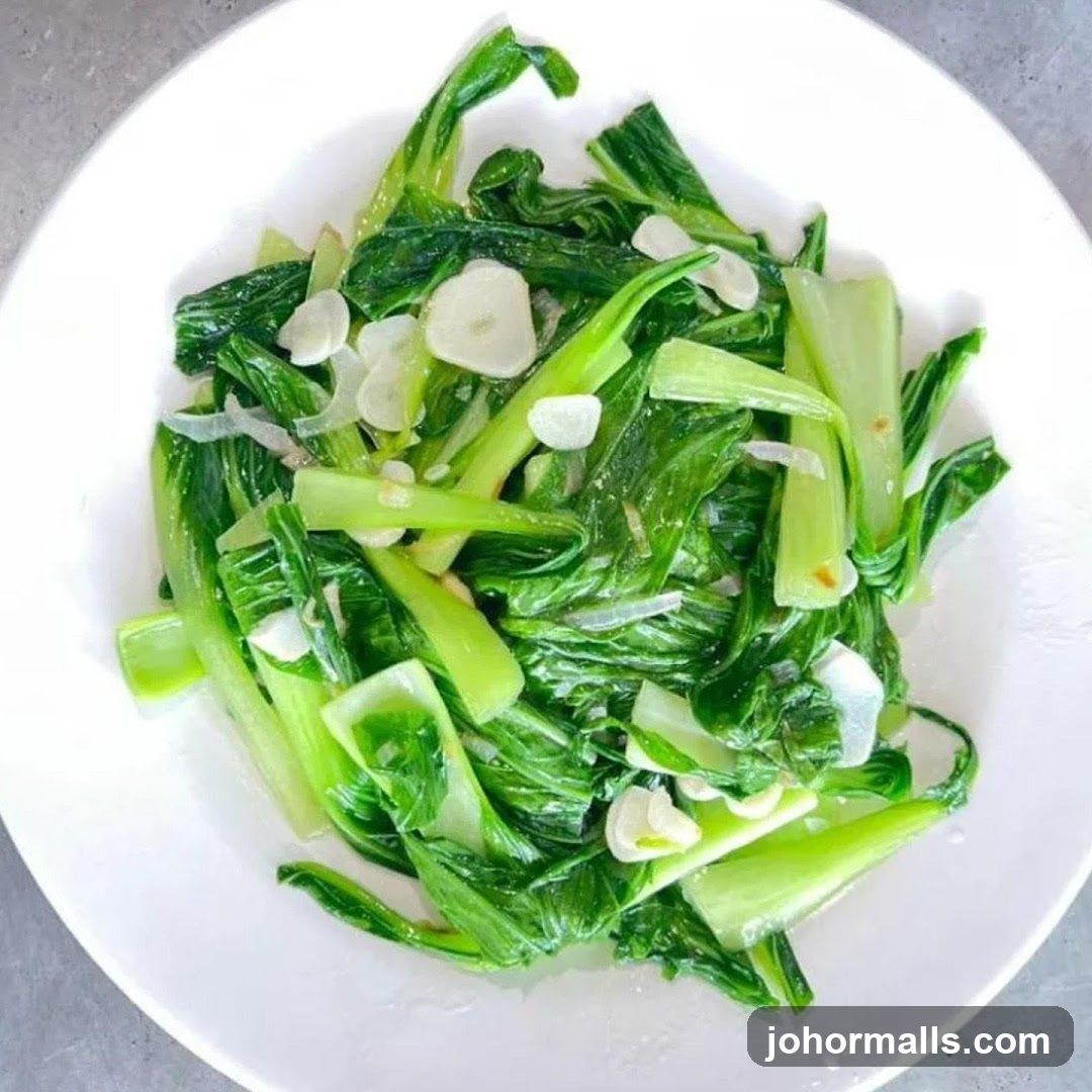 Stir-fried Greens with Garlic