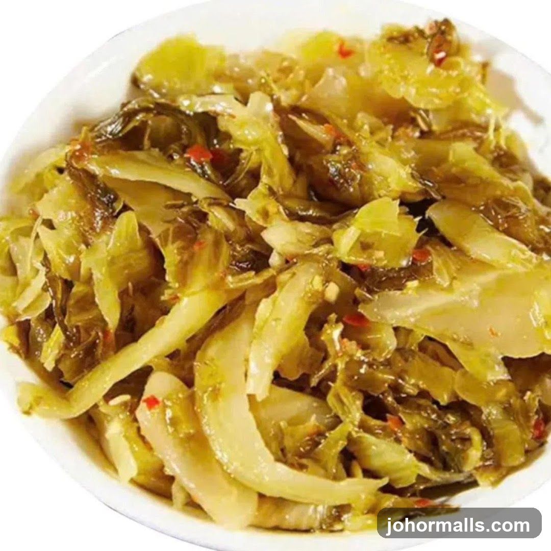 Pickled Mustard Greens