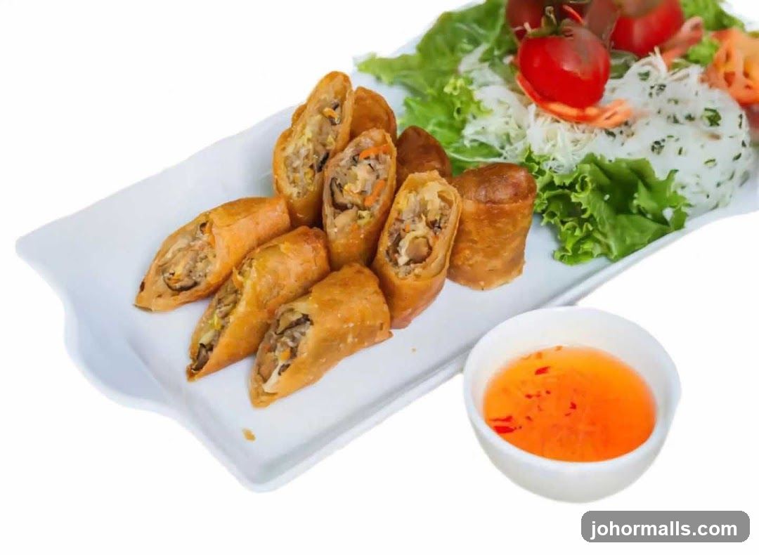 Spring Rolls with Dipping Sauce