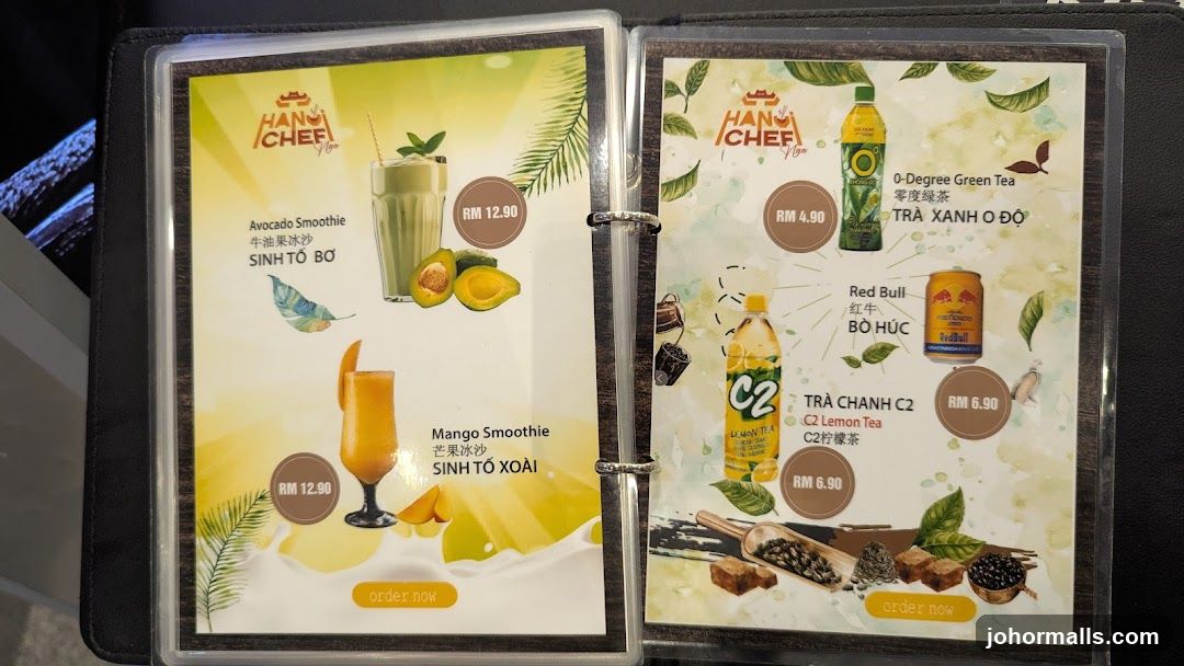 Hang Chef Menu