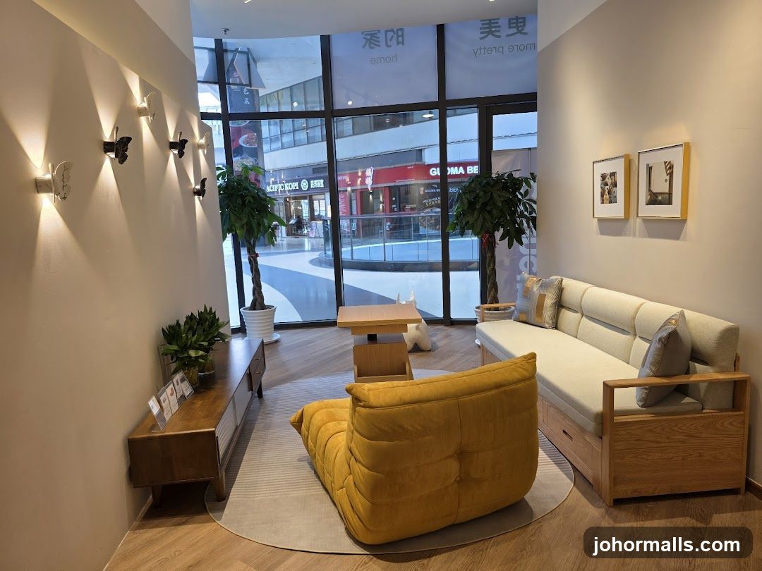 Modern Living Room Display