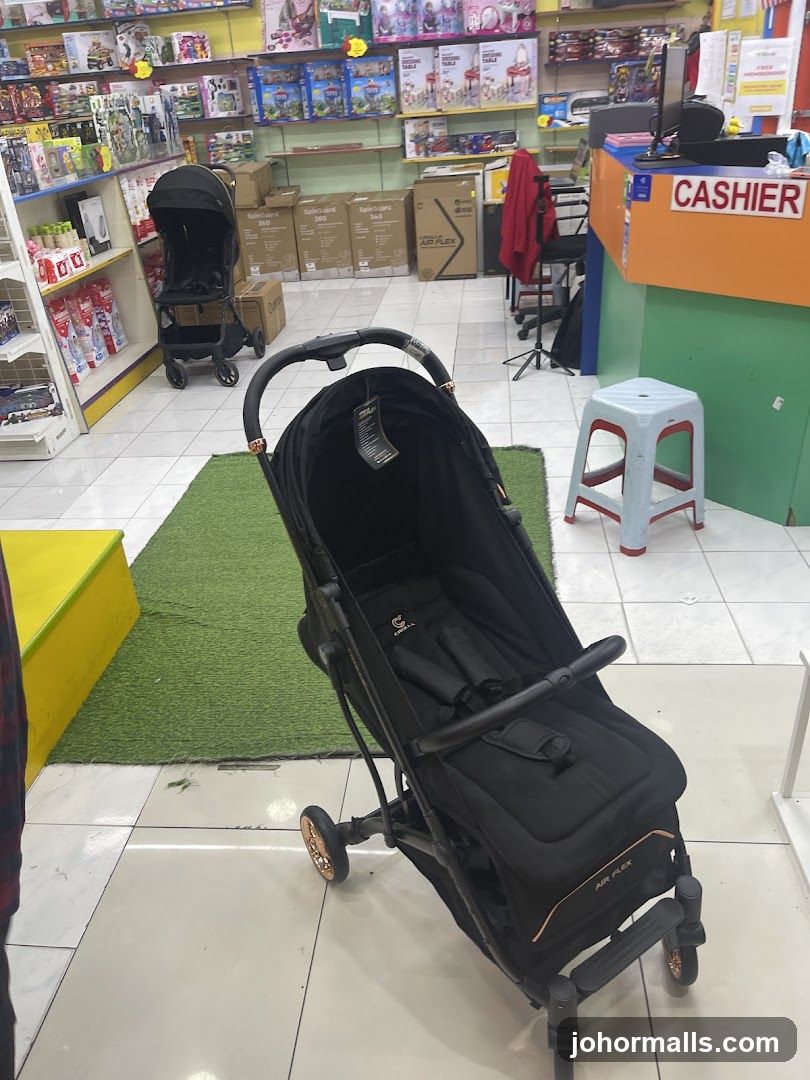 Stroller in a store