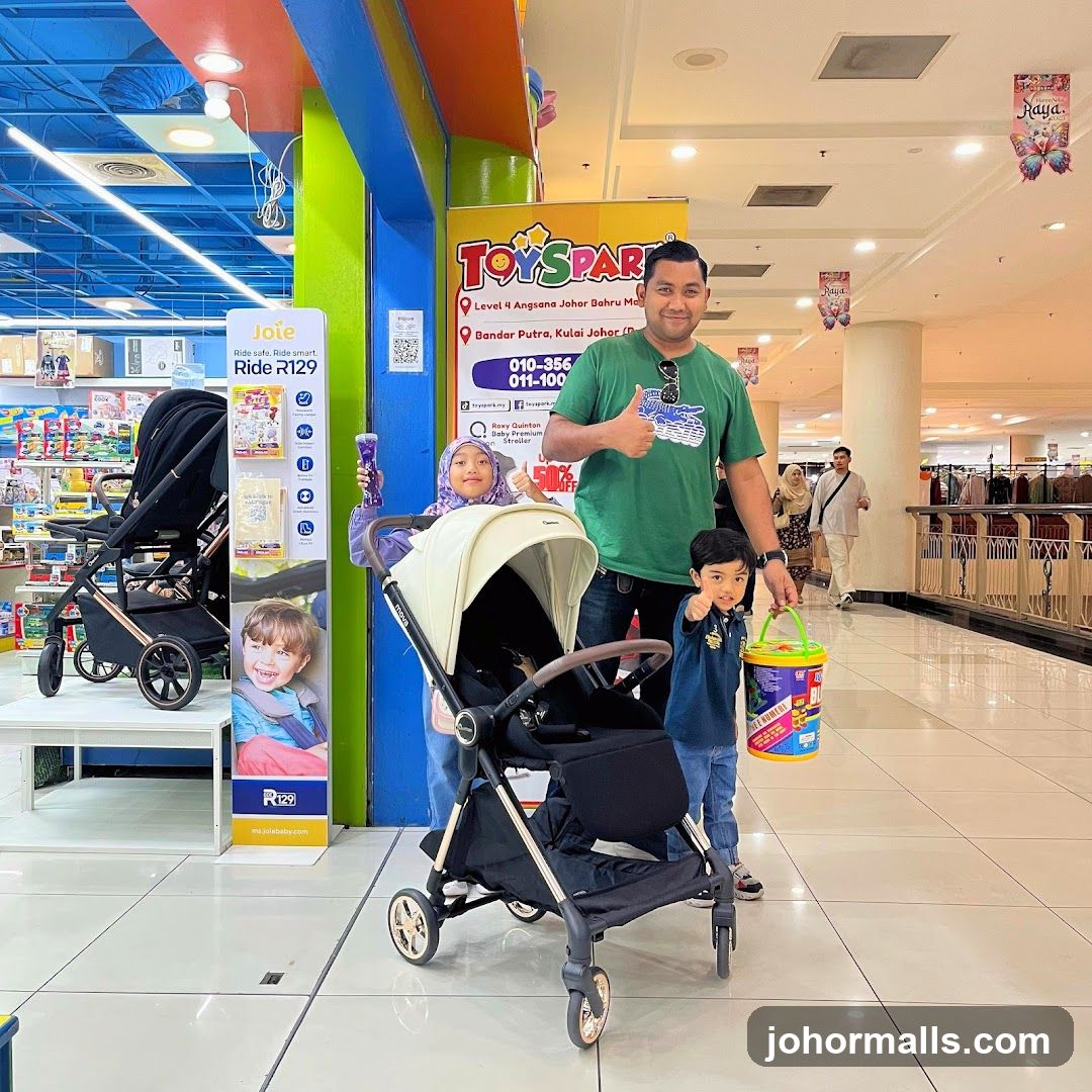 Family in a Toy Store