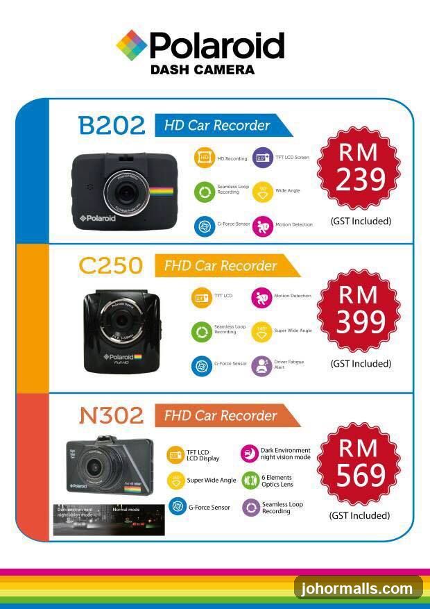 Polaroid Dash Camera