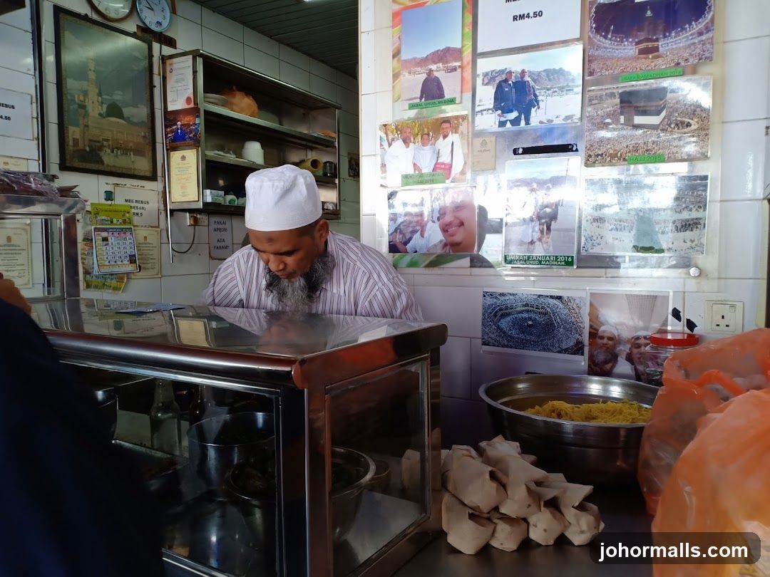 Man behind a counter
