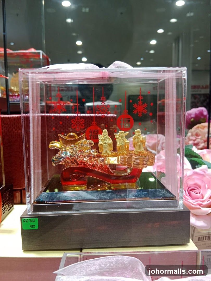 Decorative Figurine in Display Case