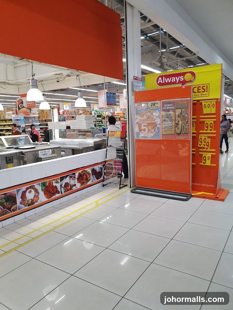Promotional Display in a Supermarket