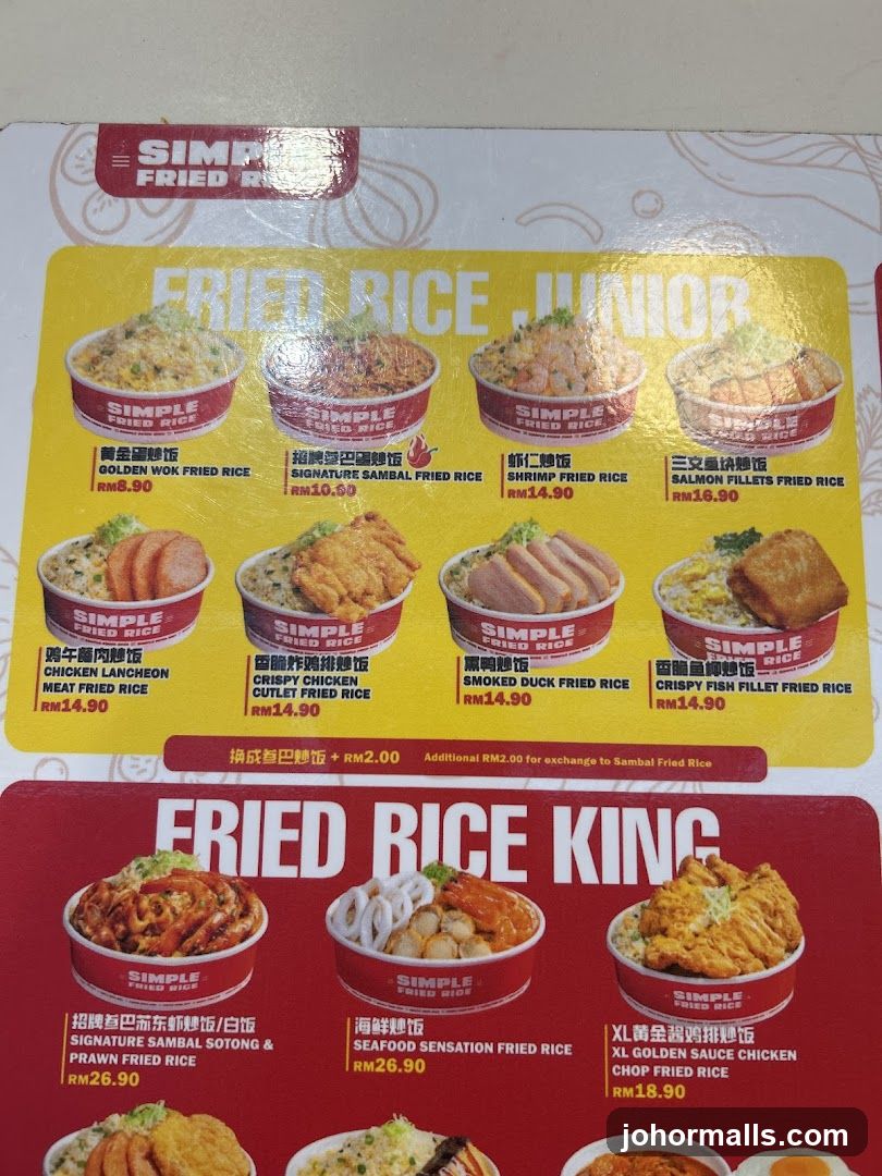 Simple Fried Rice - Best Food Sutera Mall