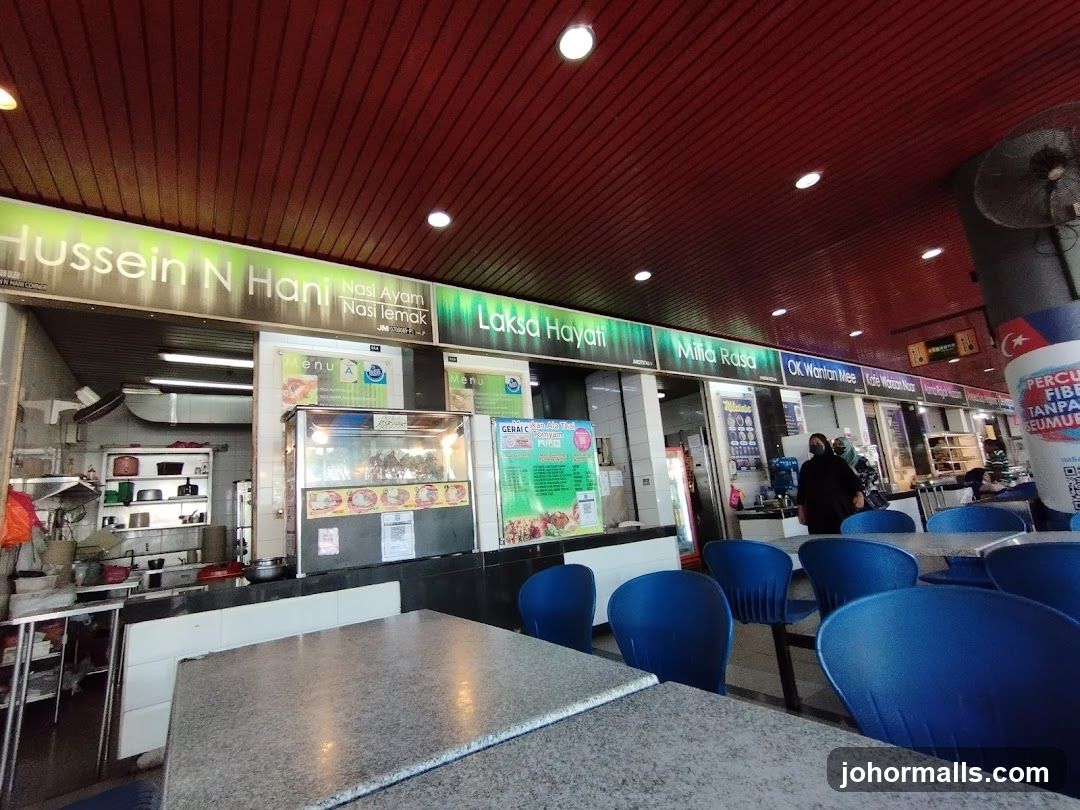 Food court stalls