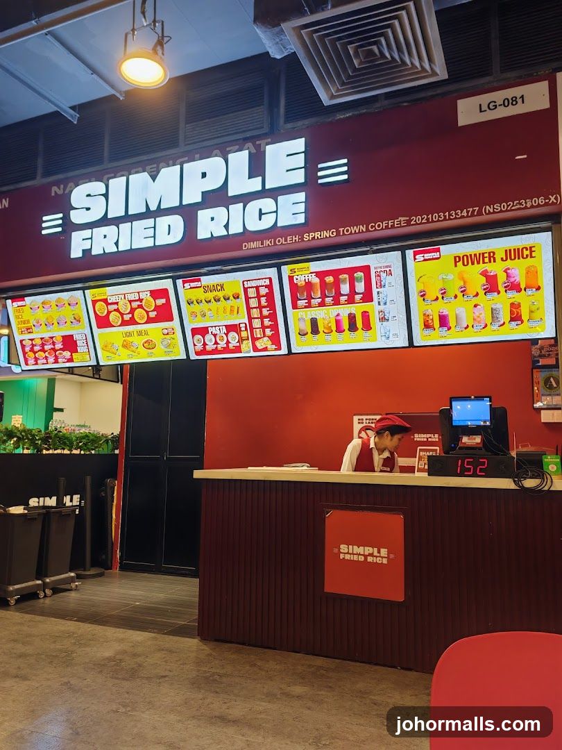Simple Fried Rice Counter