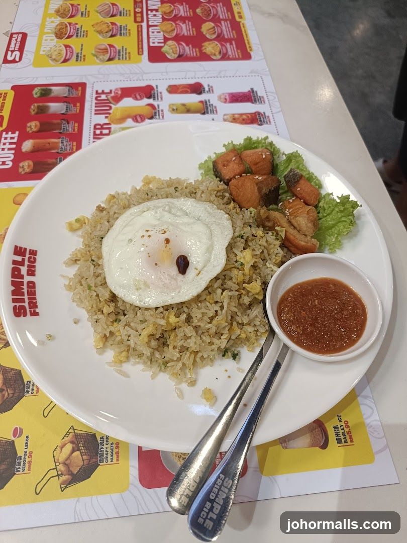 Fried Rice with Salmon and Egg