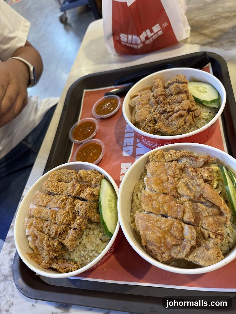 Fried Chicken Rice Bowls