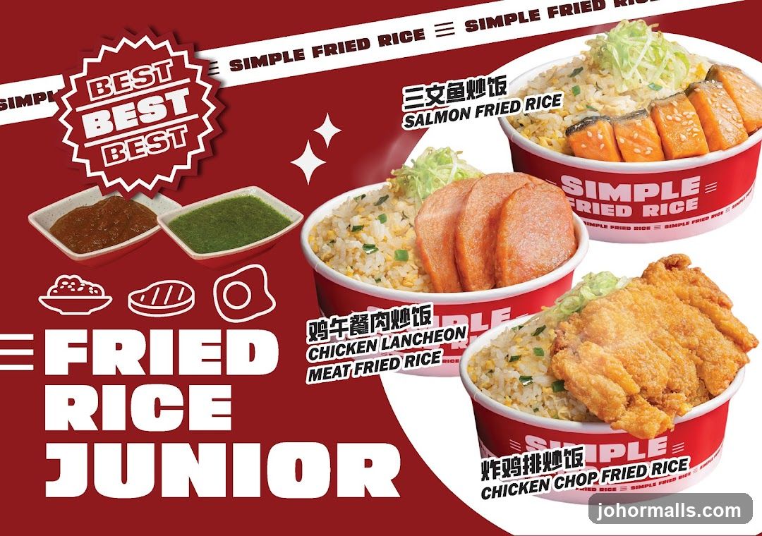 Simple Fried Rice Junior Menu