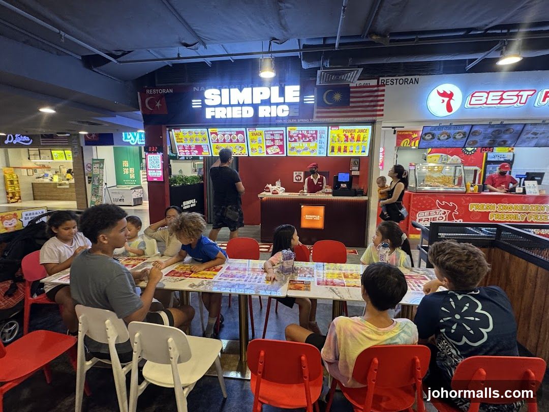 Customers at a Food Court