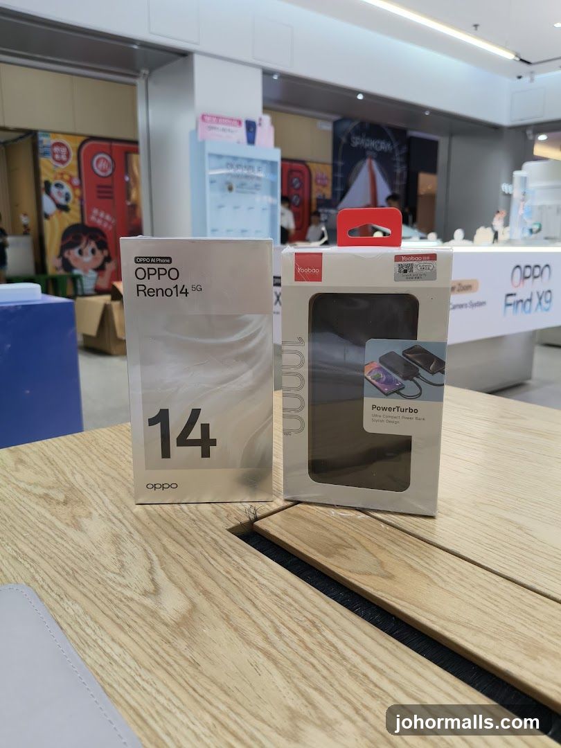 OPPO Reno14 5G and Yoobao Power Bank