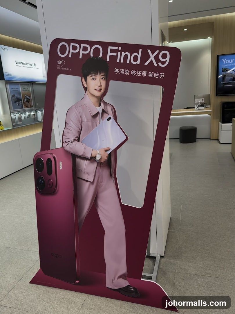 OPPO Find X9 promotional cutout