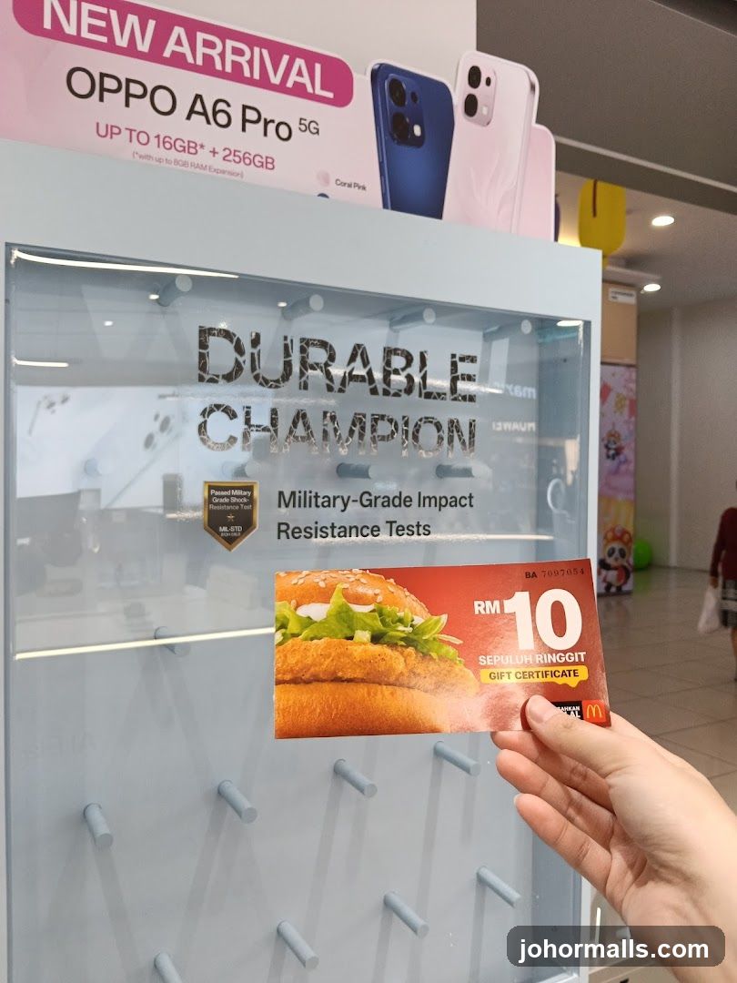 Promotional Display with Gift Certificate