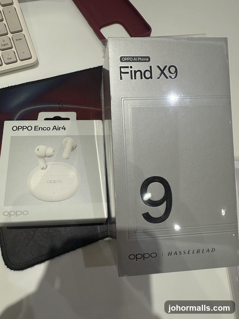 OPPO Find X9 and Enco Air4