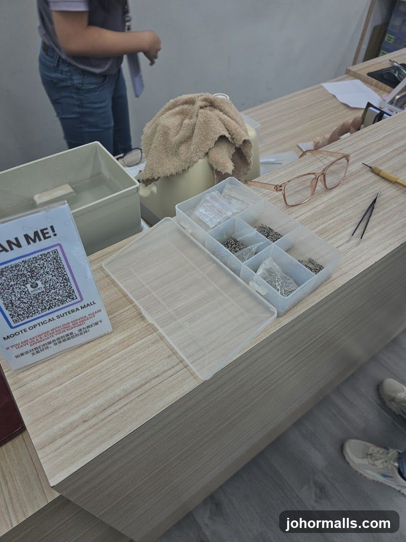 Eyeglass Repair Station