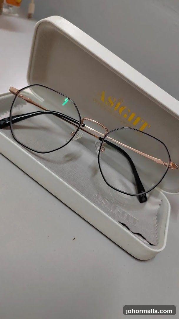 Eyeglasses in case