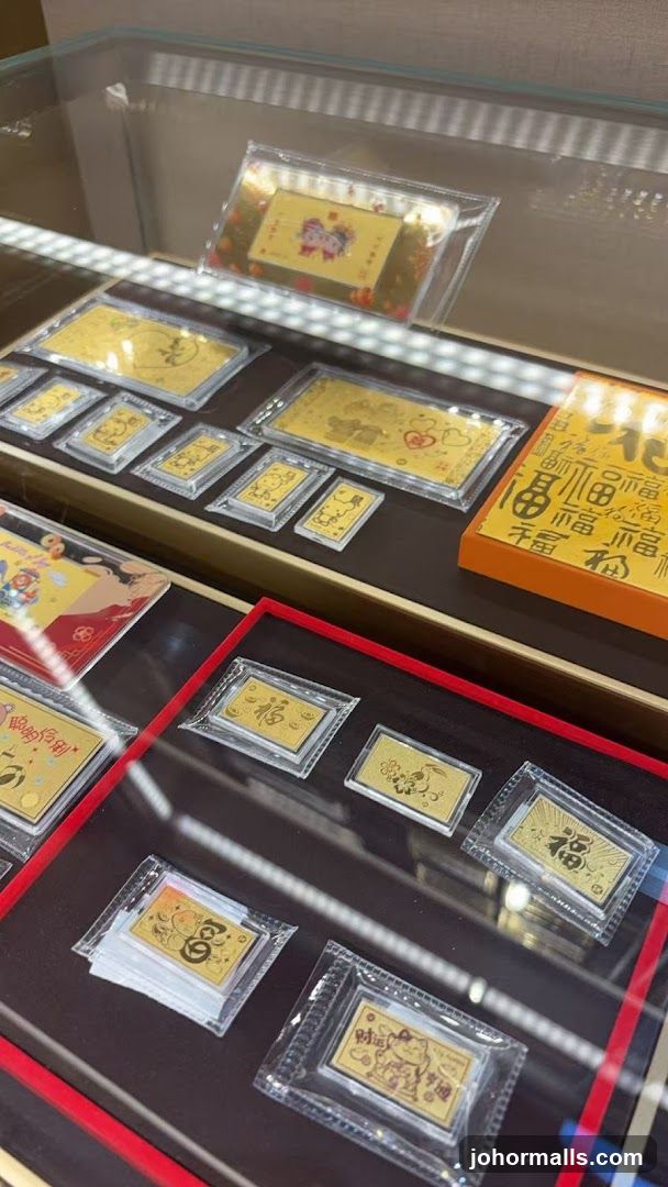 Gold Foil Cards Display