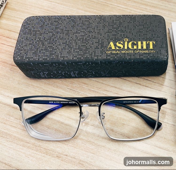 Eyeglasses and Case