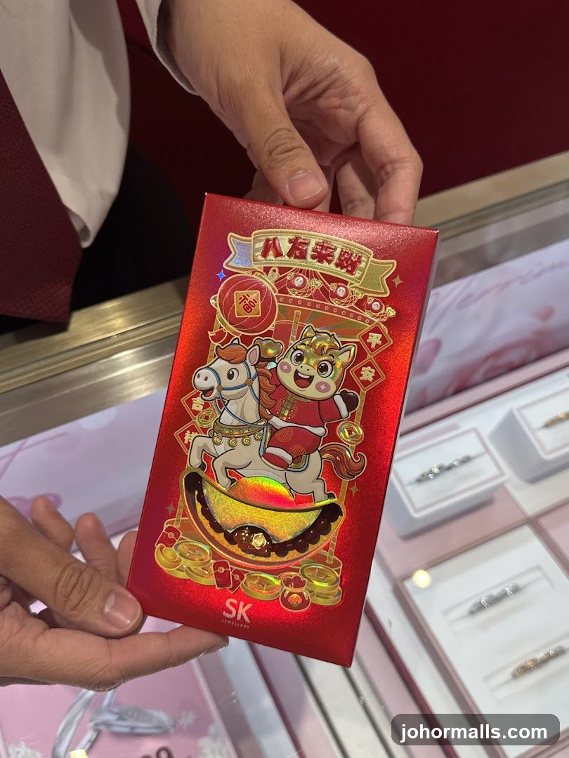 Red Packet with Horse and Tiger Design