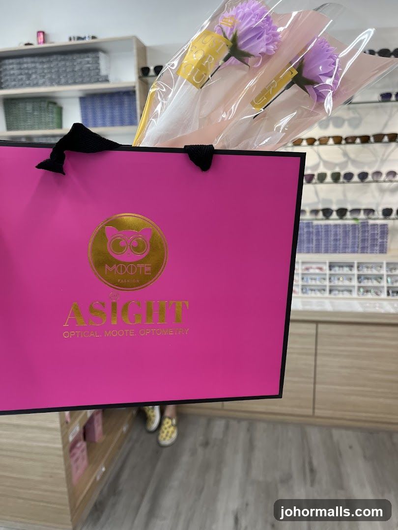 Gift Bag with Flowers