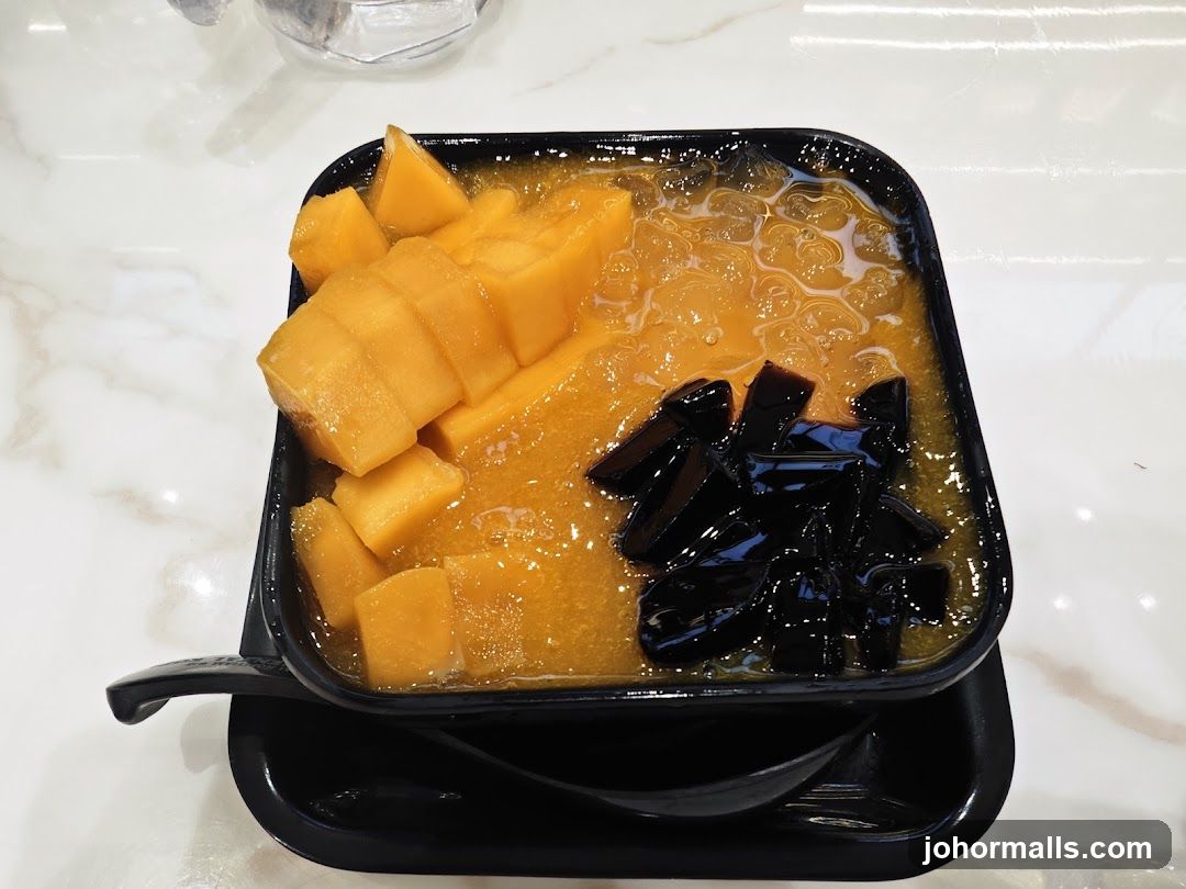 Mango Shaved Ice Dessert