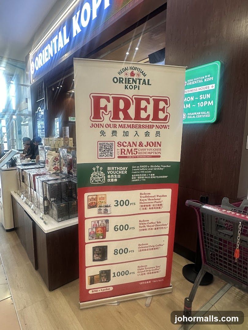 Oriental Kopi Membership Promotion