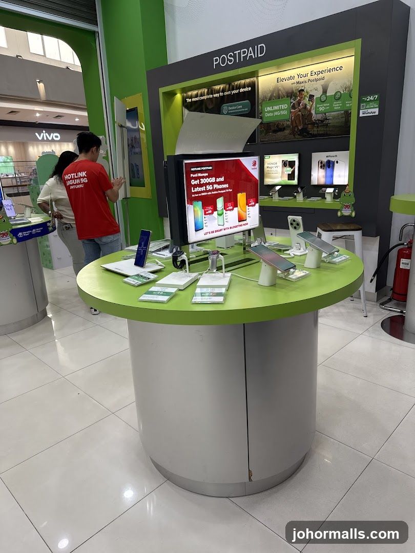 Mobile Phone Store Display