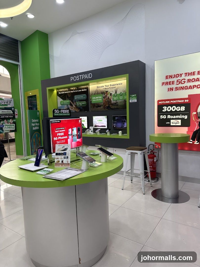 Telecommunications Store Display