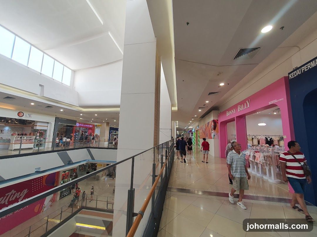 Interior of a shopping mall