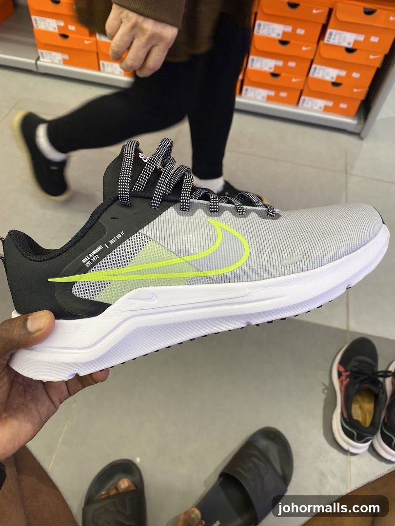 Close-up of a Nike running shoe