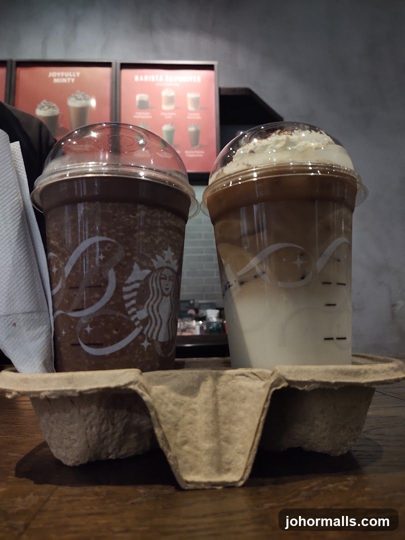 Two Iced Drinks
