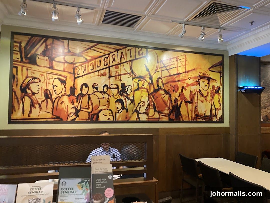 Starbucks Interior Mural