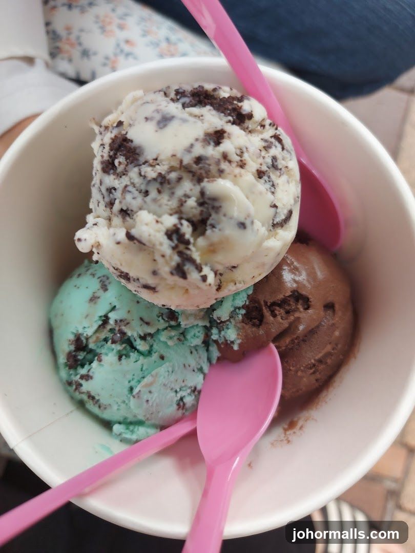 Three Scoops of Ice Cream