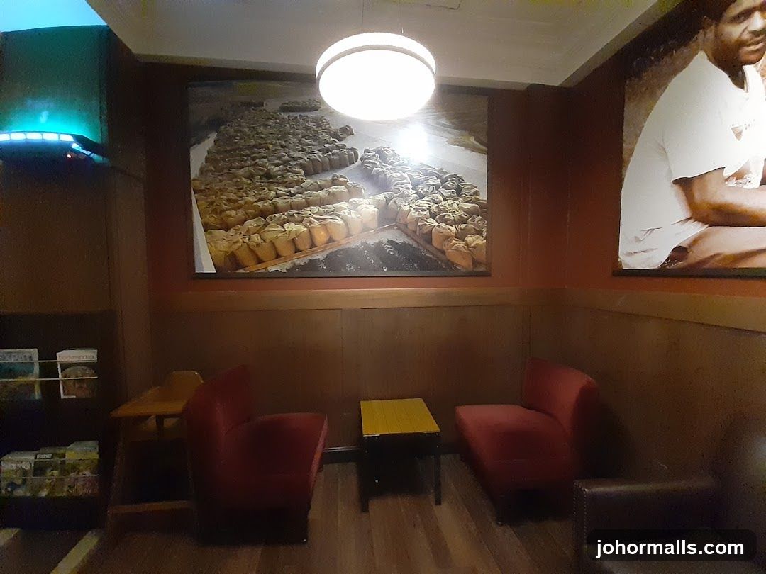 Coffee shop seating area