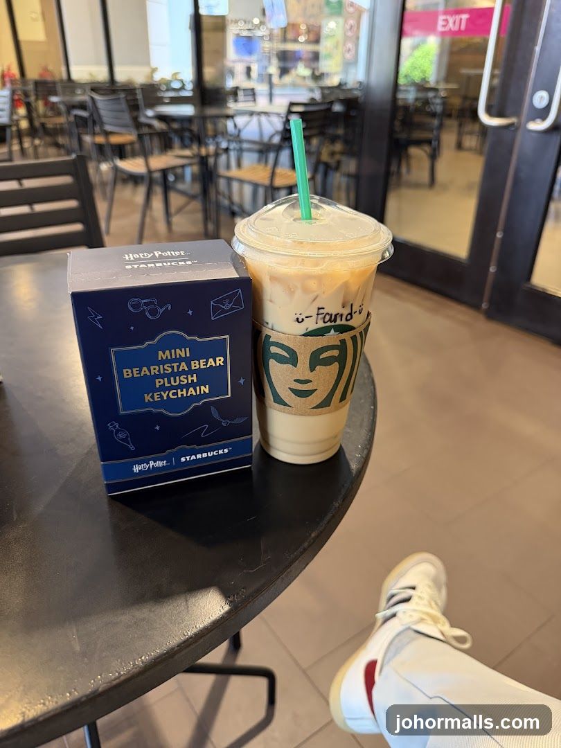 Starbucks Drink and Harry Potter Merchandise