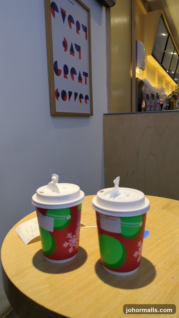 Two Coffee Cups on a Table