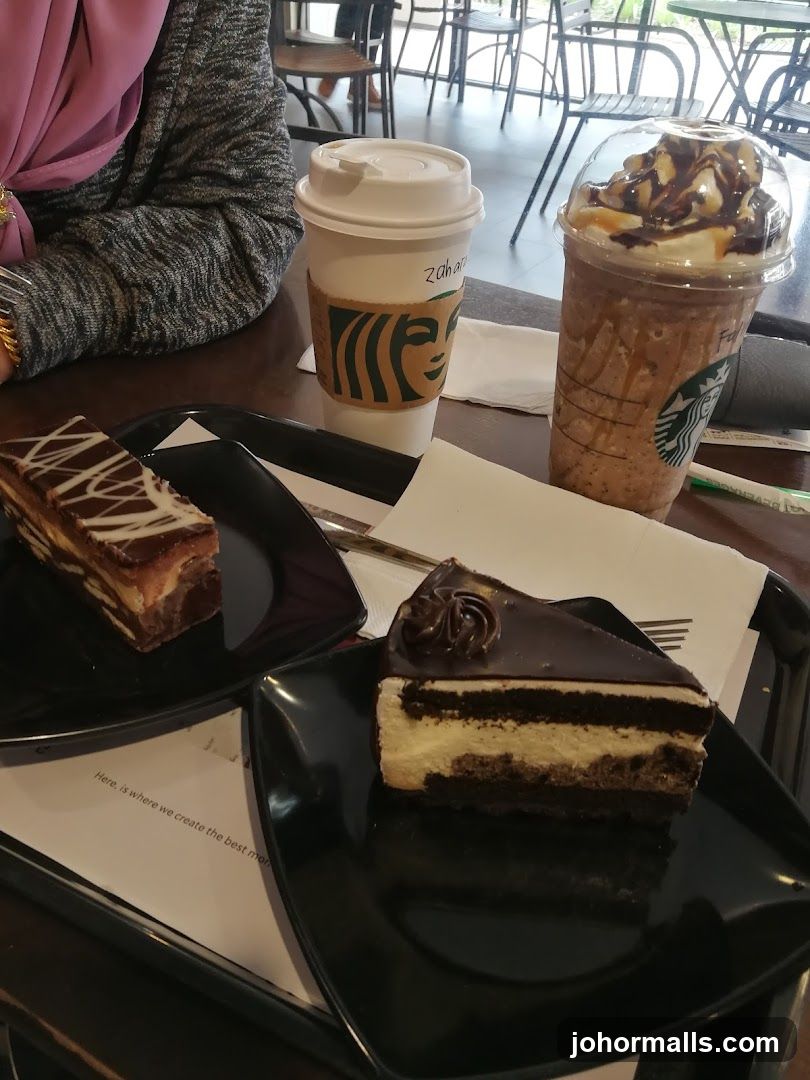 Starbucks Coffee and Cakes