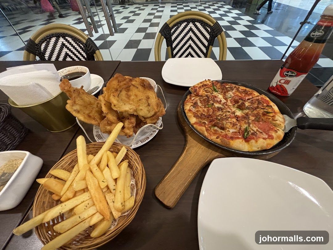 Pizza and Fried Food
