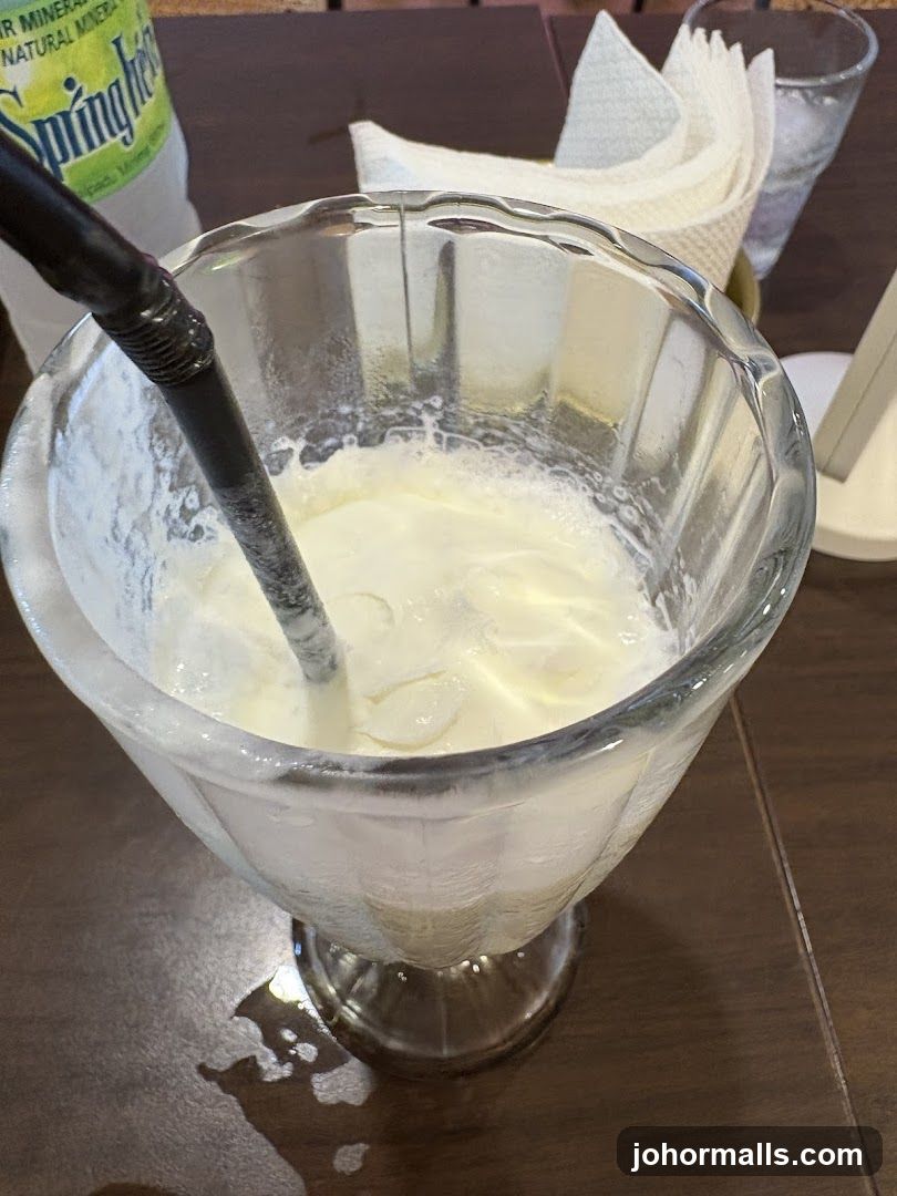 Creamy Drink in a Glass