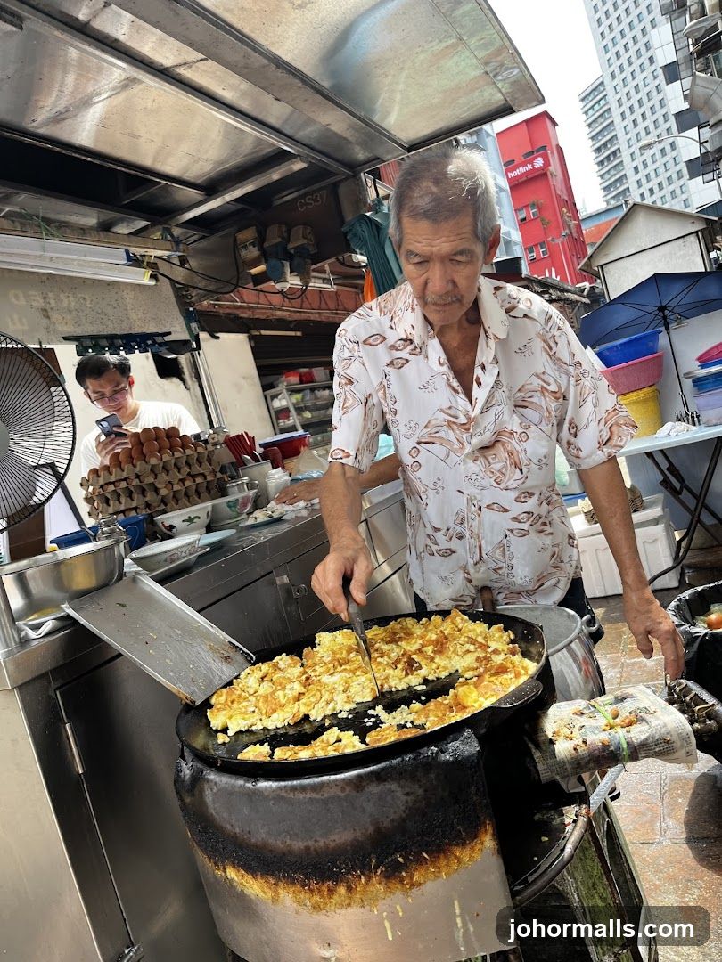 Street Food Vendor Cooking