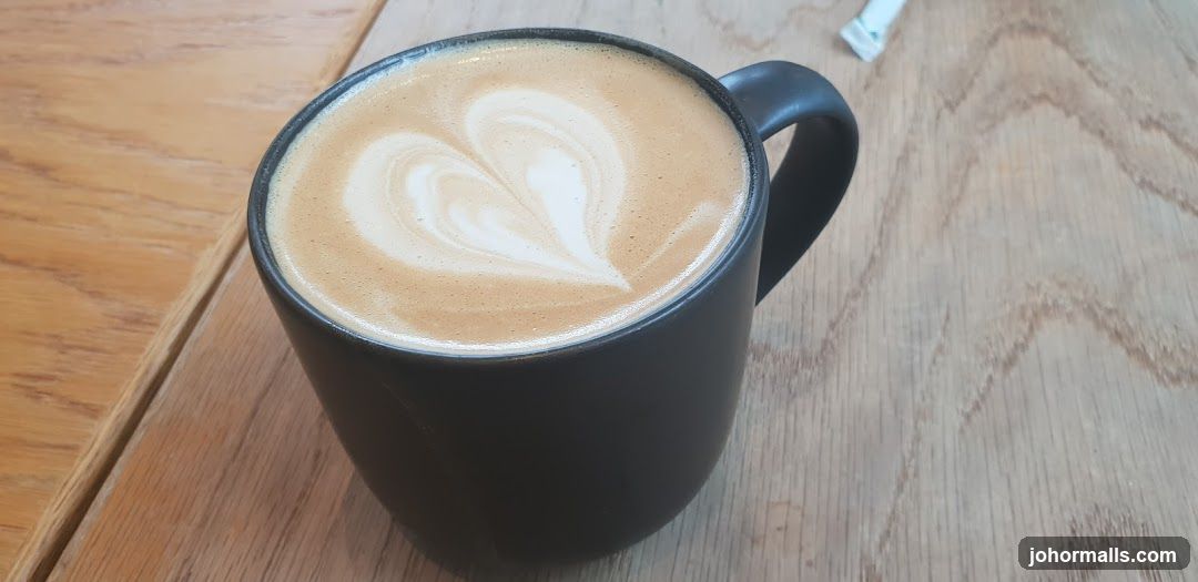 Latte with Heart Art