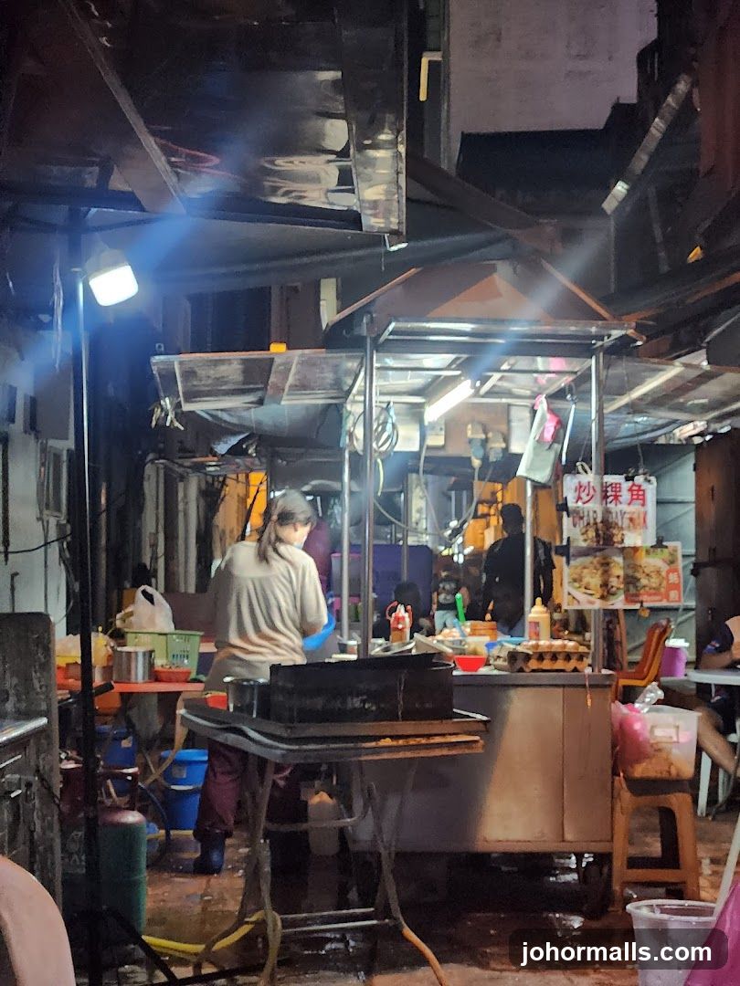 Street Food Stall at Night