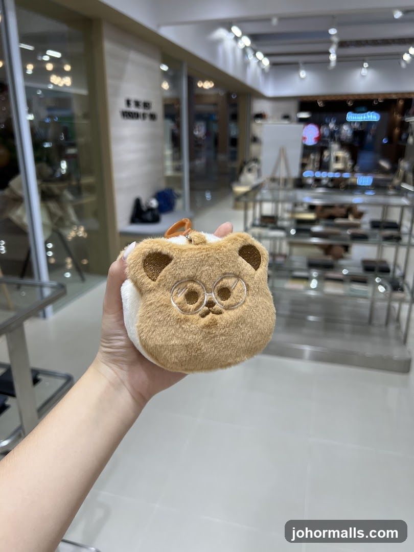 Plush Bear Keychain