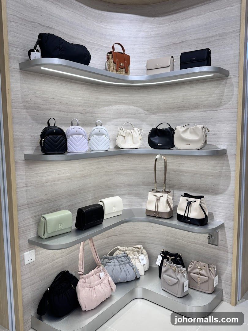 Handbags on Display
