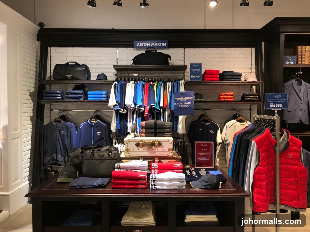 Aston Martin Merchandise Display