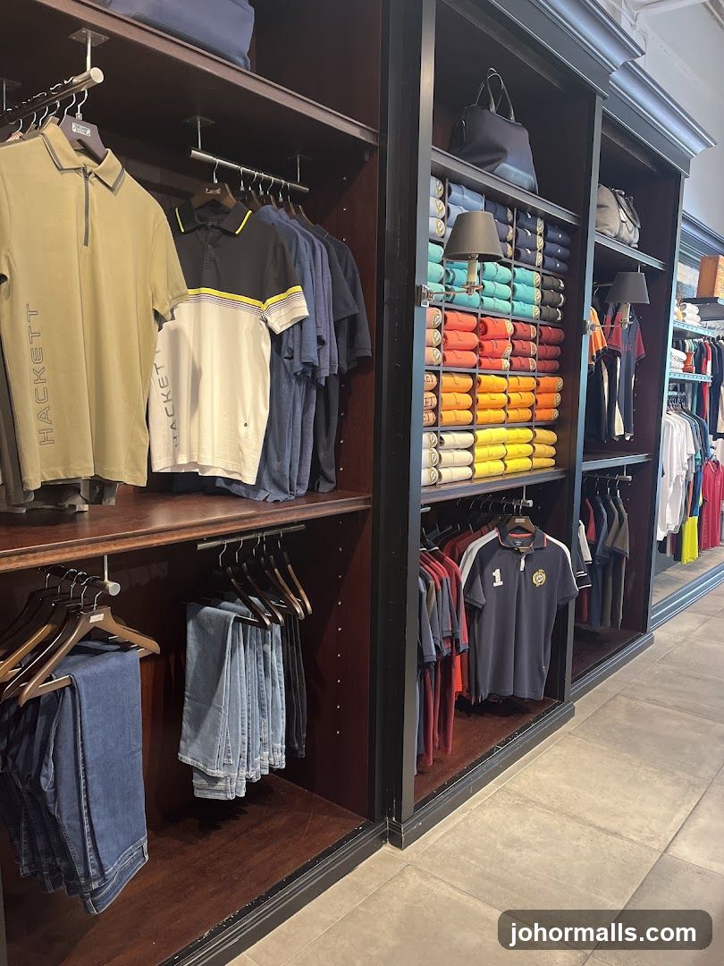 Men's Apparel Display
